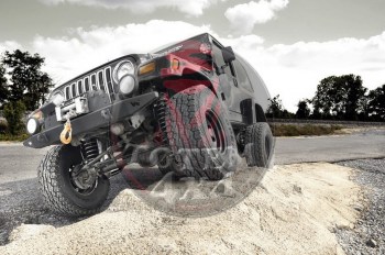 Kit de elevación Rough Country +4pulgadas (+10cm) Jeep Wrangler TJ (1997-2002)